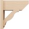 Ekena Millwork 7 1/2-in W x 16-in D x 16-in H Funston Slat Rough Cedar Woodgrain TimberThane Outlooker, Primed Tan OUTUR075X16X16FST24RCPR - alternate 6